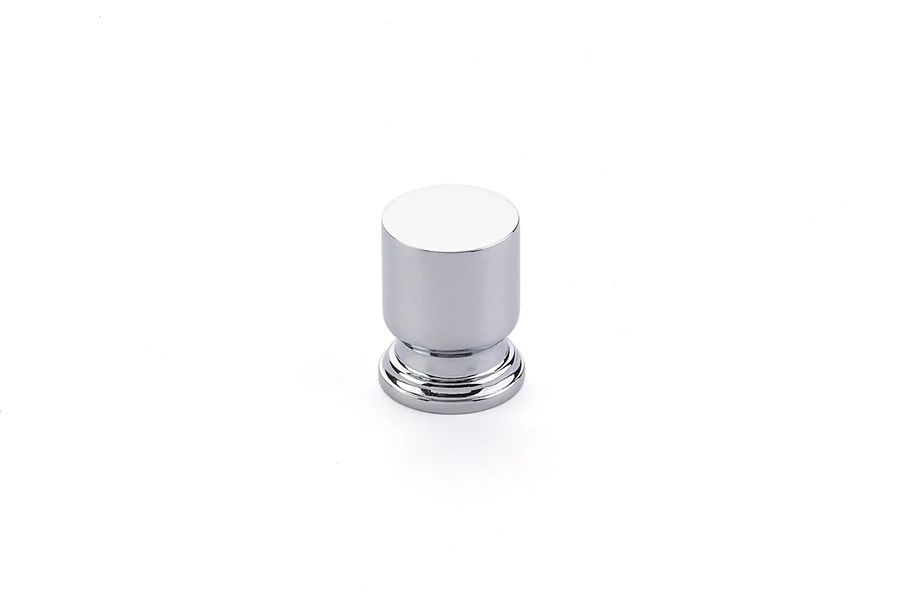polished chrome cabinet knob