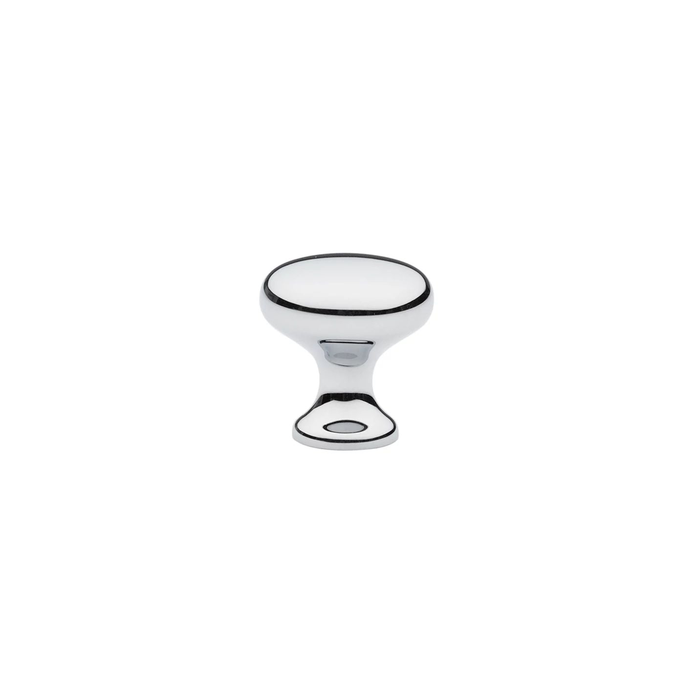 polished chrome cabinet knob