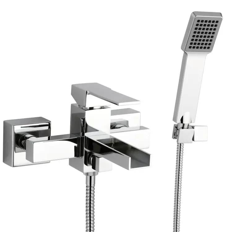 chrome tub filler