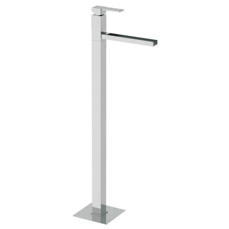 chrome tub filler