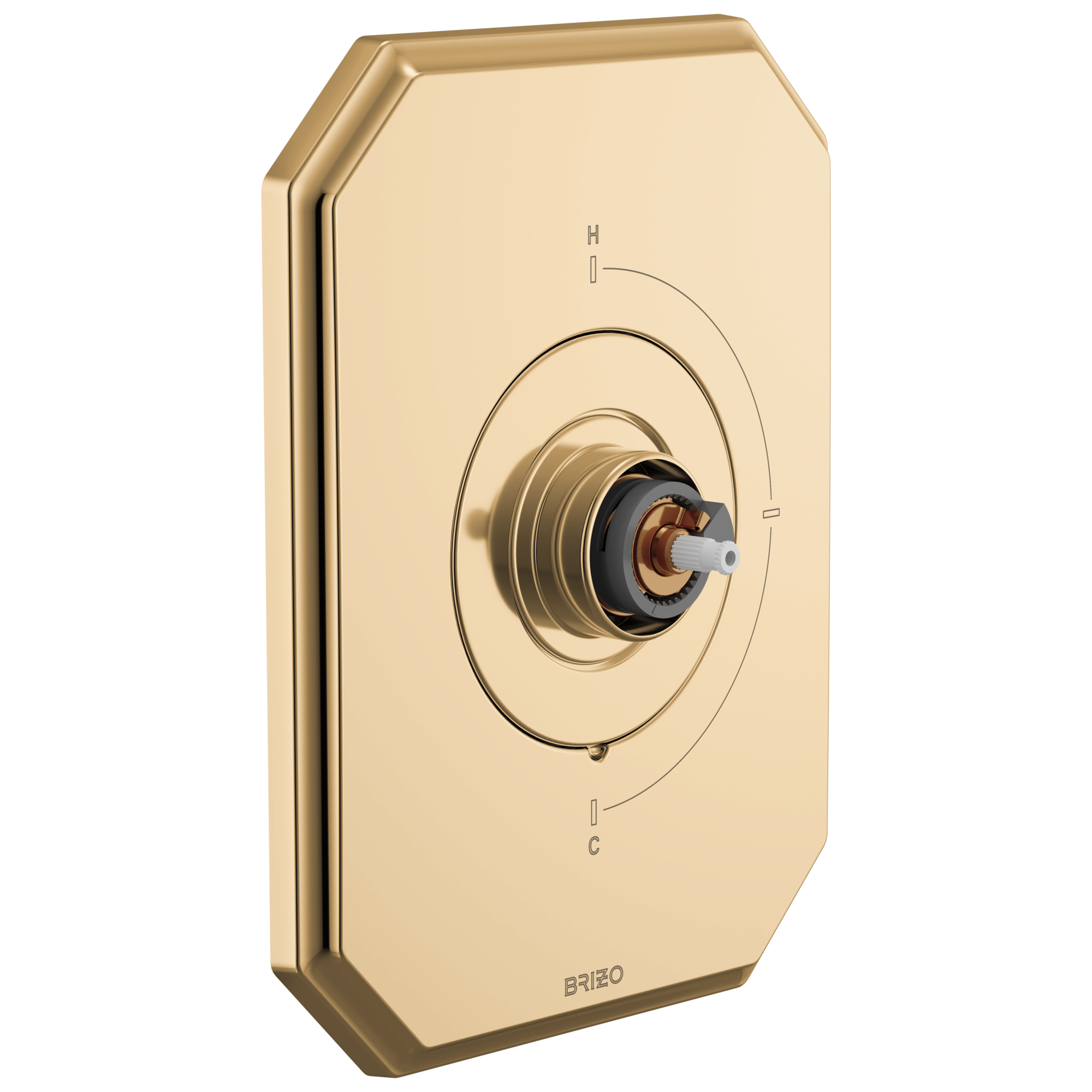Brizo Beauclere Sensori Thermostatic Valve Trim - Less Handle by Brizo