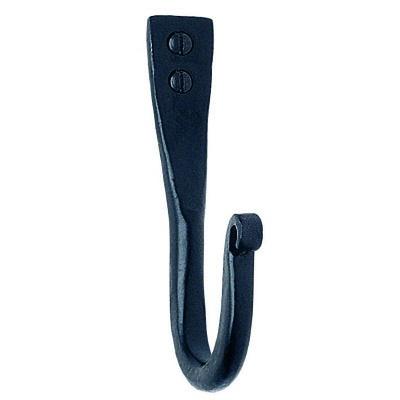 black wrought iron single hook