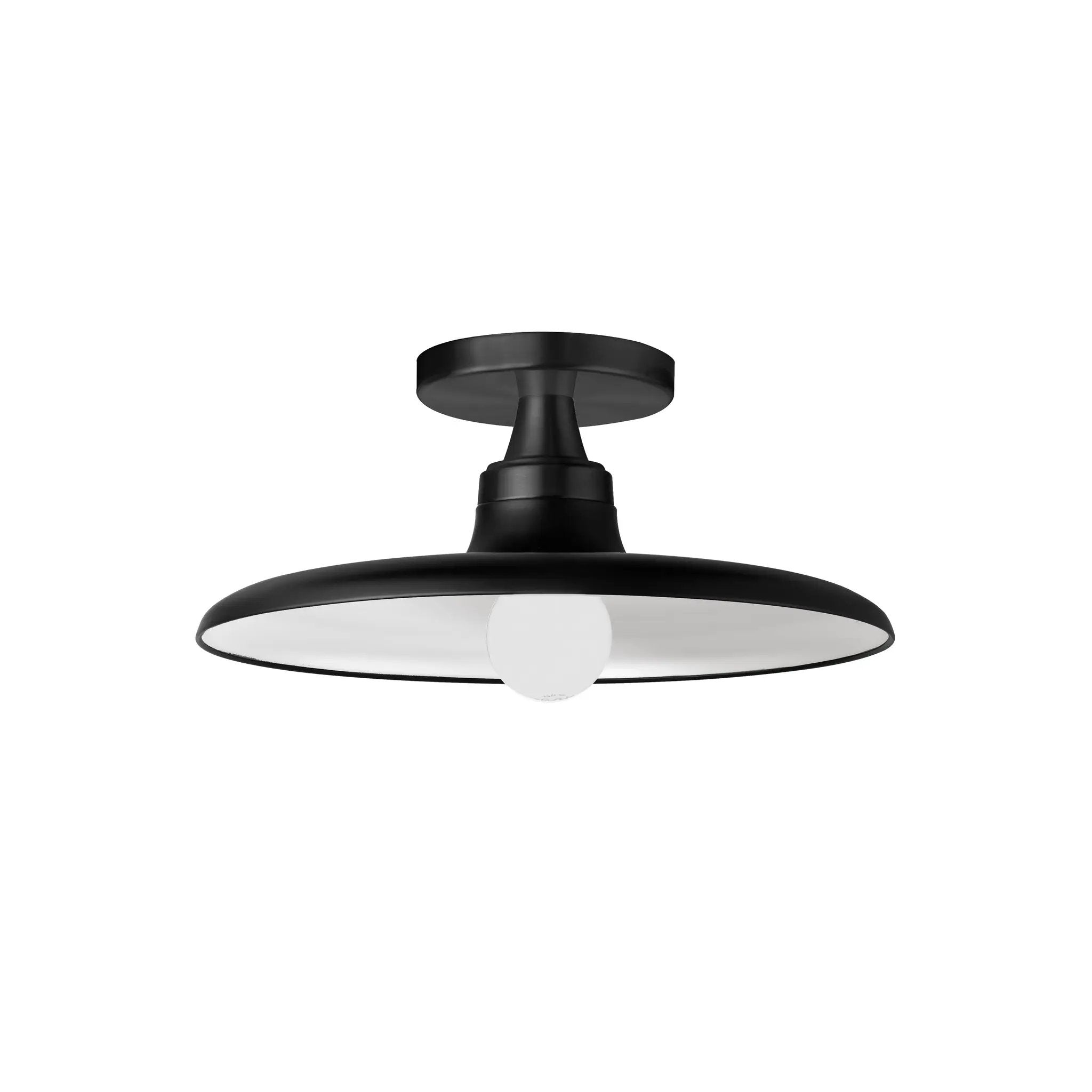 matte black flush mount