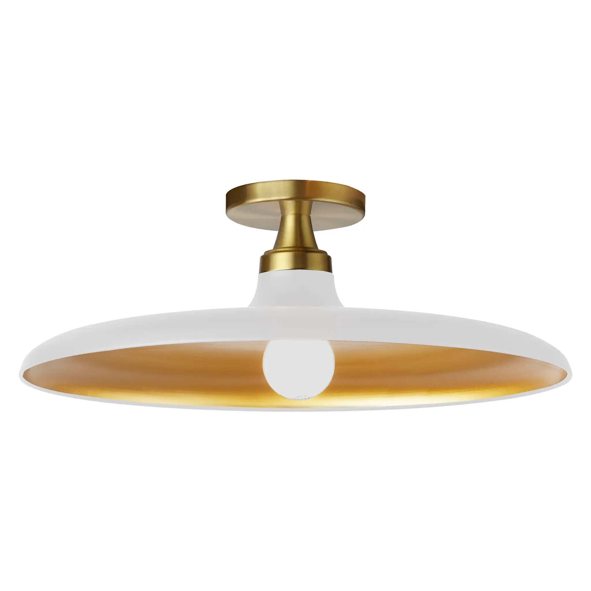 Dainolite 1 Light Semi-Flush Mount by Dainolite