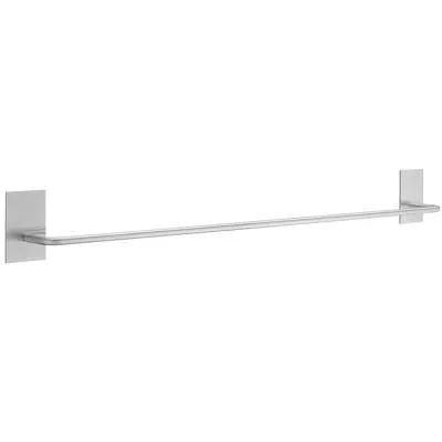 brushed stainless steel towel rail
