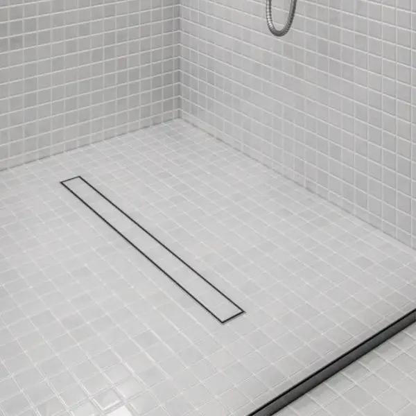 satin linear drain