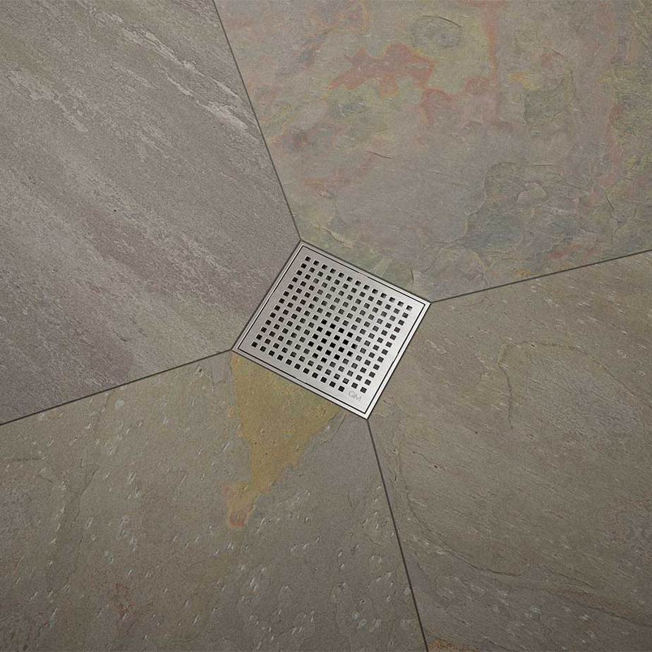 satin center drain