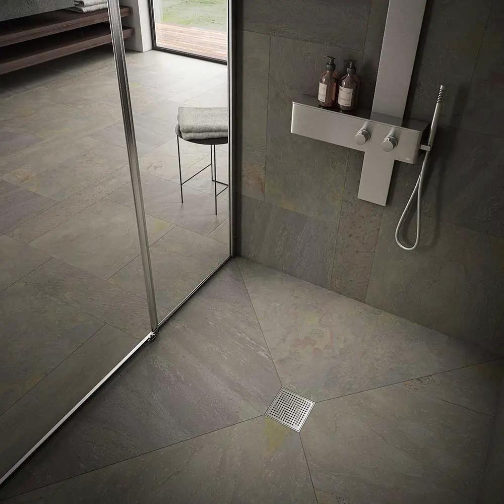 satin center drain