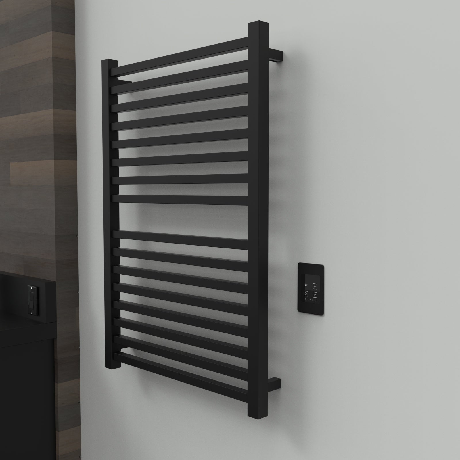 matte black towel bars/racks