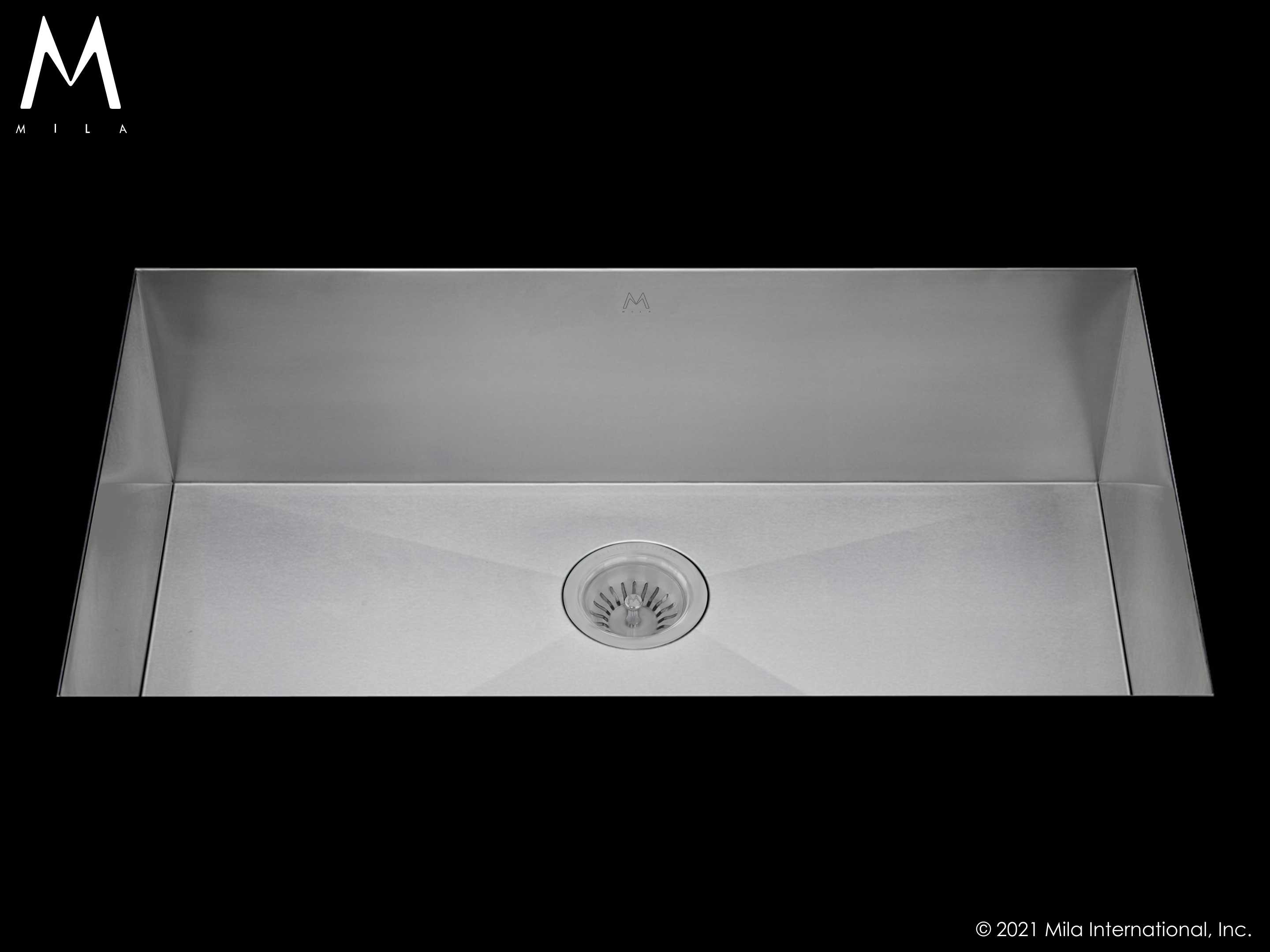 satin brushed ss kitchen sink