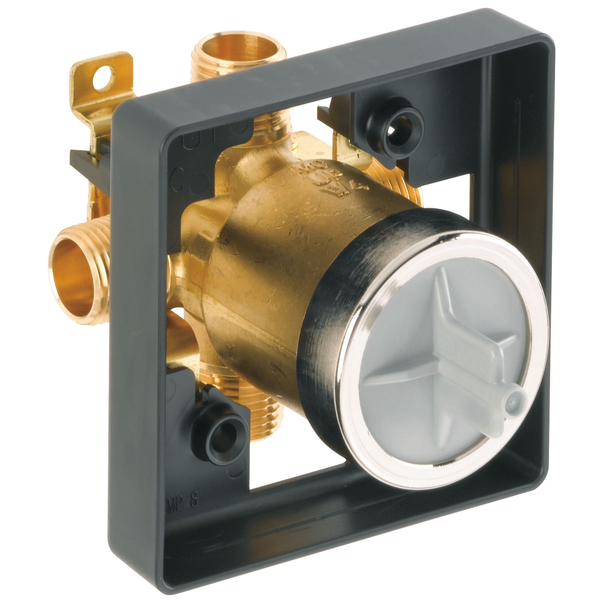 shower rough with pex connections