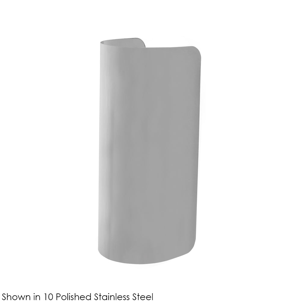 polished stainless steel trap