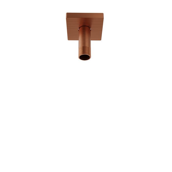 Baril Shower Components 3 inch Ceiling Mounted Shower Arm with Flange by Baril