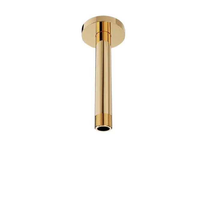 Baril Shower Components 6 inch Ceiling Mounted Shower Arm with Flange by Baril