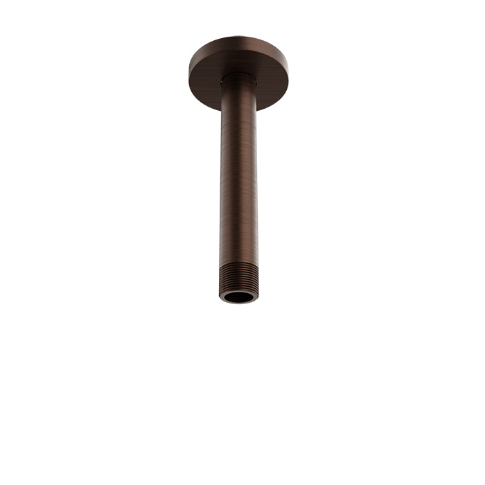 Baril Shower Components 6 inch Ceiling Mounted Shower Arm with Flange by Baril
