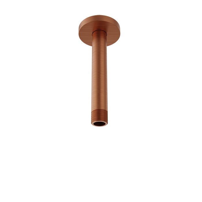 Baril Shower Components 6 inch Ceiling Mounted Shower Arm with Flange by Baril