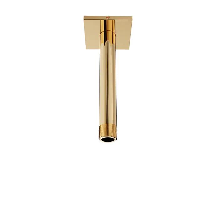 Baril Shower Components 6 inch Ceiling Mounted Shower Arm with Flange by Baril