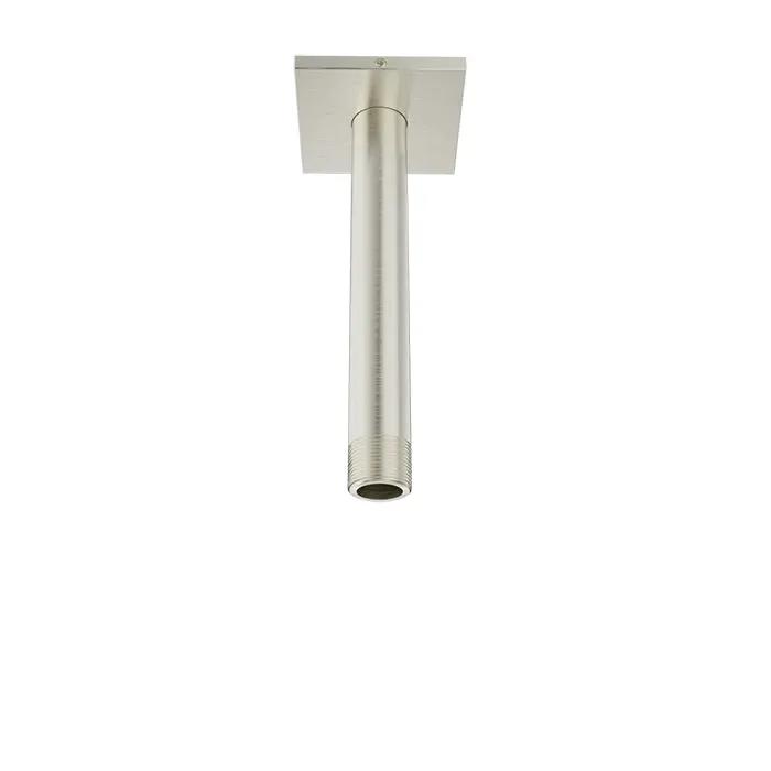Baril Shower Components 6 inch Ceiling Mounted Shower Arm with Flange by Baril