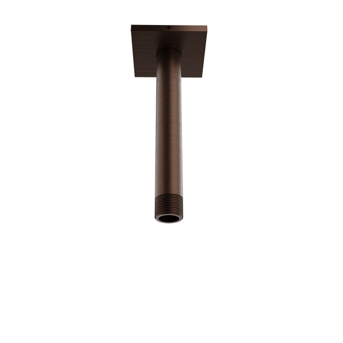 Baril Shower Components 6 inch Ceiling Mounted Shower Arm with Flange by Baril