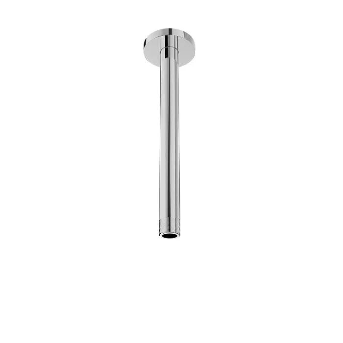 chrome shower arm
