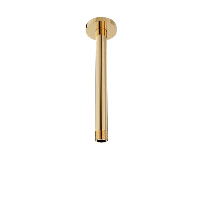Baril Shower Components 9 inch Ceiling Mounted Shower Arm with Flange by Baril