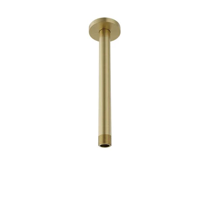 Baril Shower Components 9 inch Ceiling Mounted Shower Arm with Flange by Baril