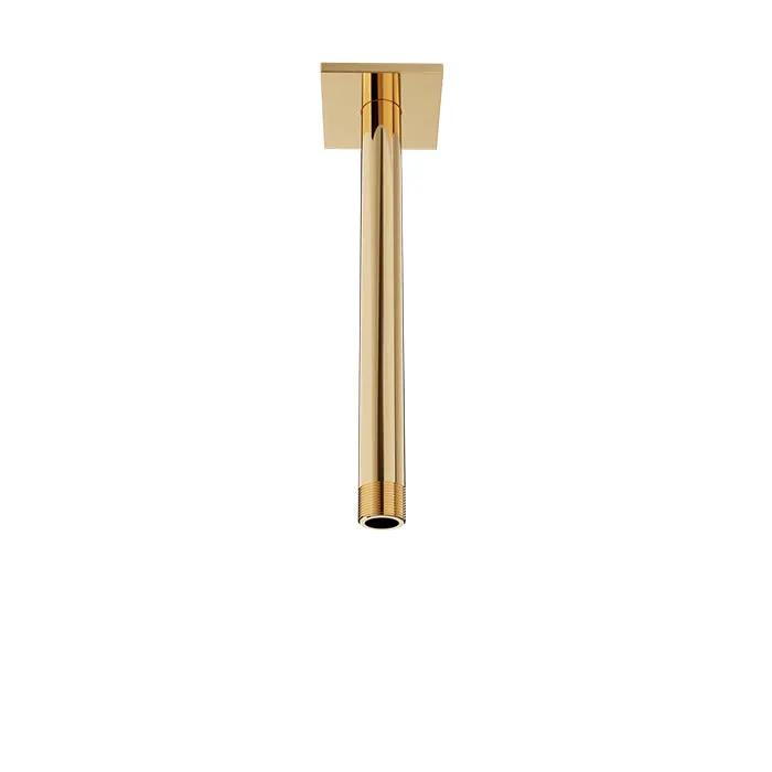 Baril Shower Components 9 inch Ceiling Mounted Shower Arm with Flange by Baril