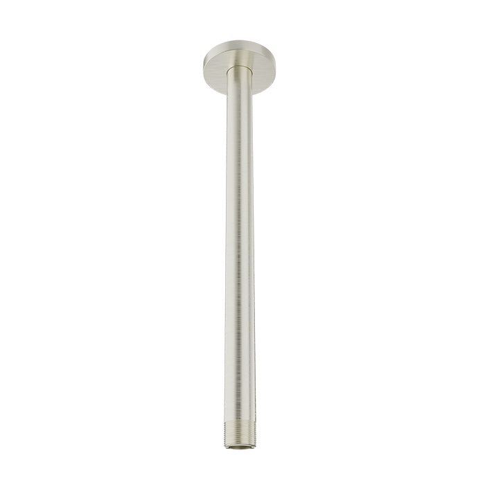 Baril Shower Components 12 inch Ceiling Mounted Shower Arm with Flange by Baril