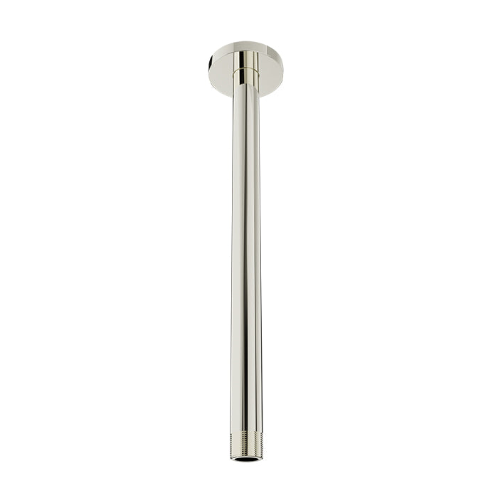 Baril Shower Components 12 inch Ceiling Mounted Shower Arm with Flange by Baril
