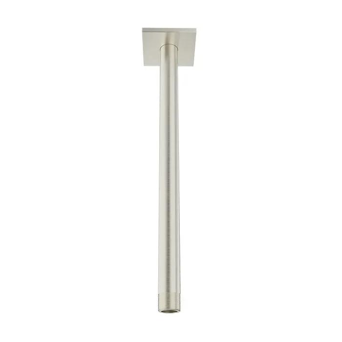 Baril Shower Components 12 inch Ceiling Mounted Shower Arm with Flange by Baril