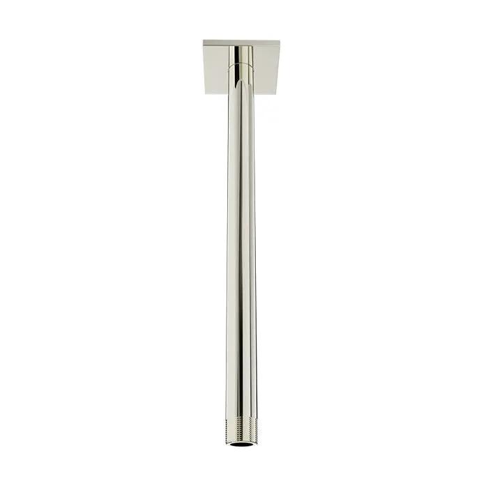 Baril Shower Components 12 inch Ceiling Mounted Shower Arm with Flange by Baril