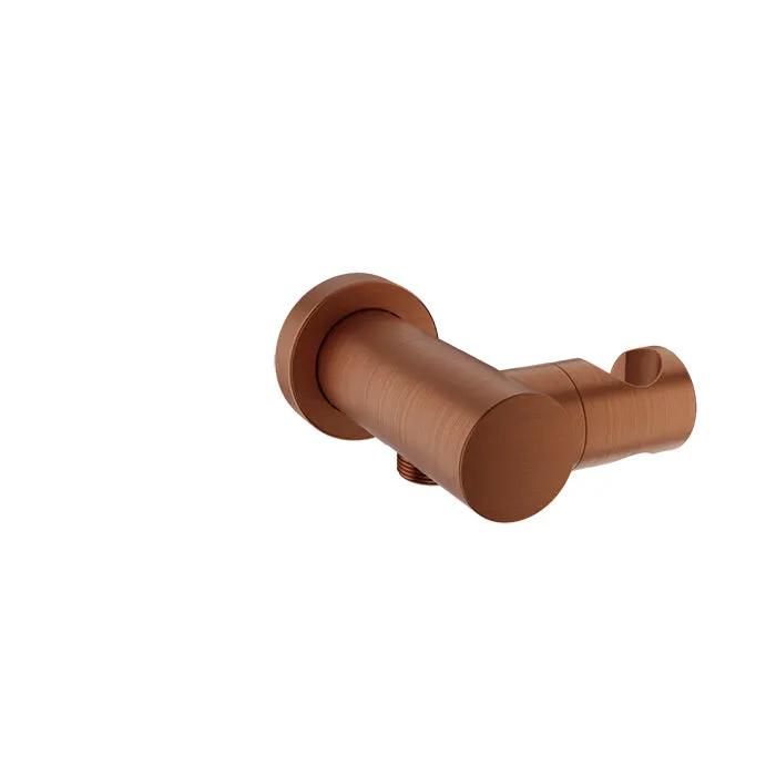 Baril Shower Components Wall Mounted Hand Shower Holder and Supply Elbow by Baril