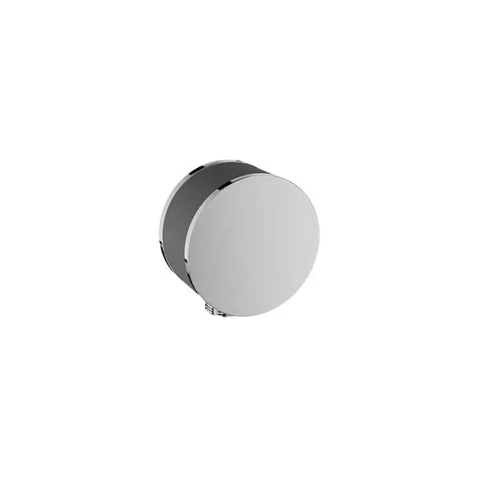 chrome/smokey hand shower