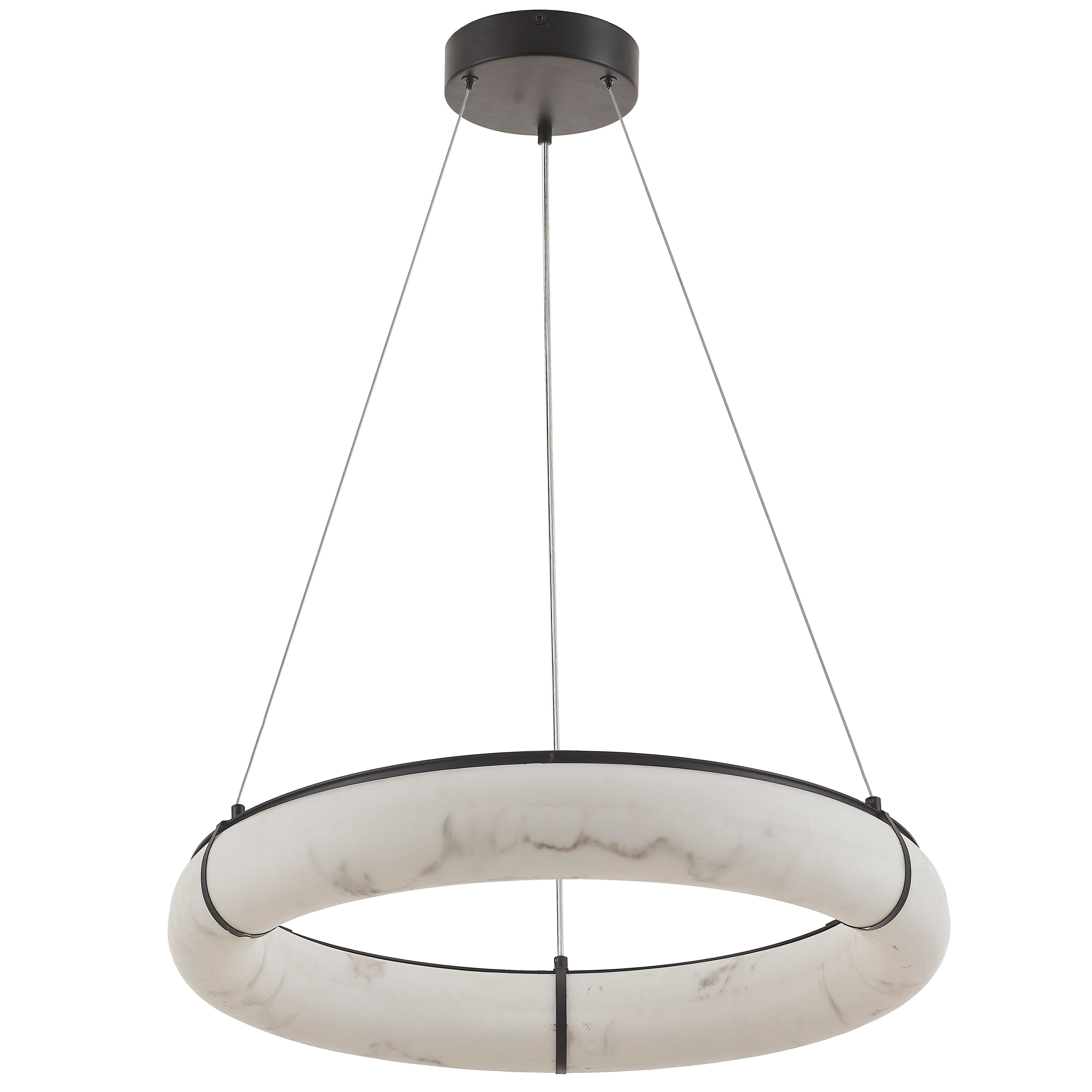 Dainolite 56W Pendant Light with Faux Alabaster