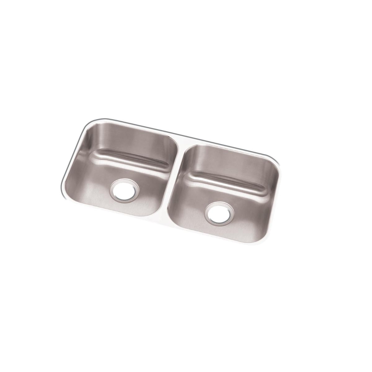 soft satin equal double bowl undermount sink