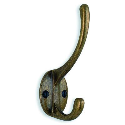 antique brass coat hook