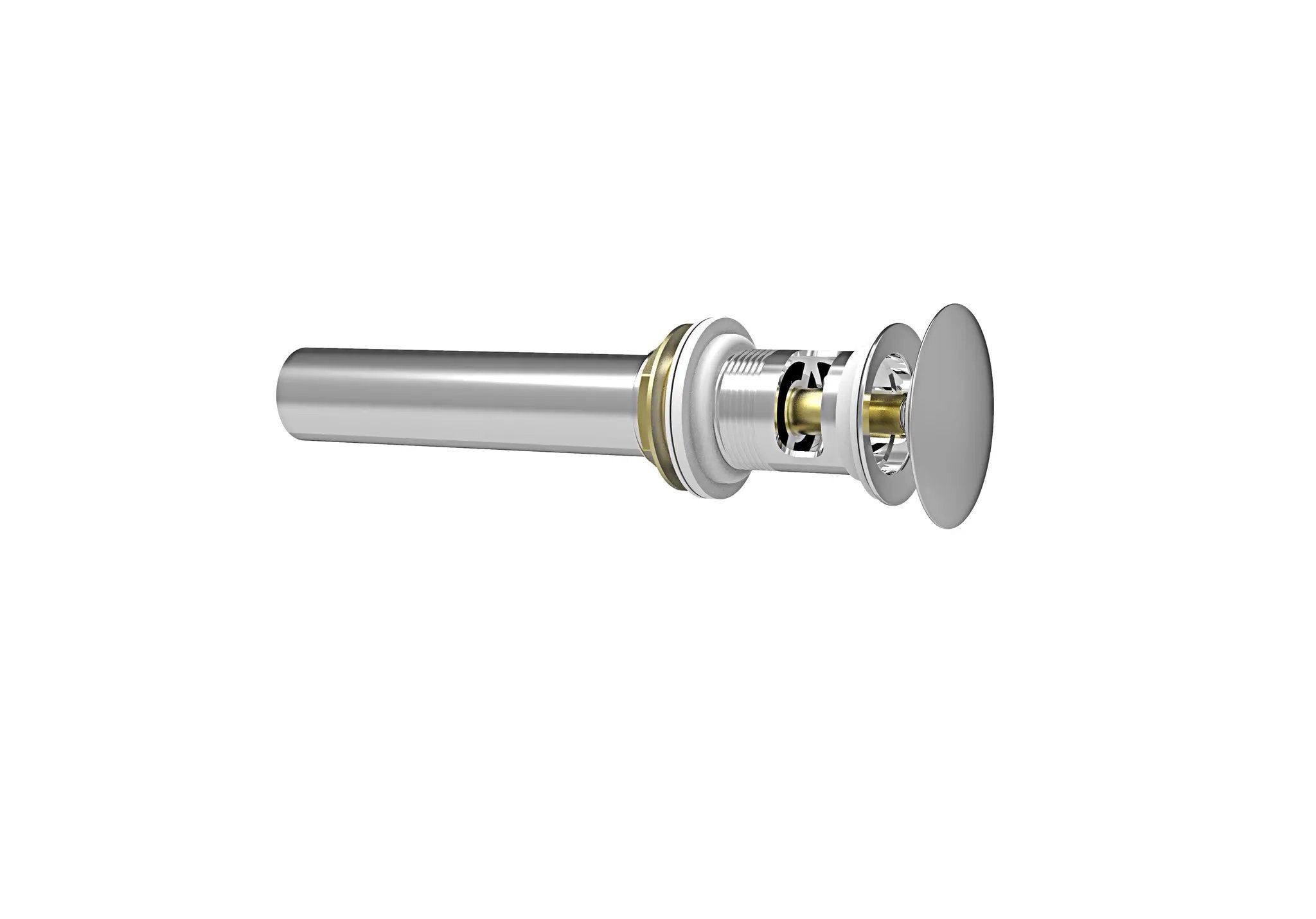 chrome pop-up drain