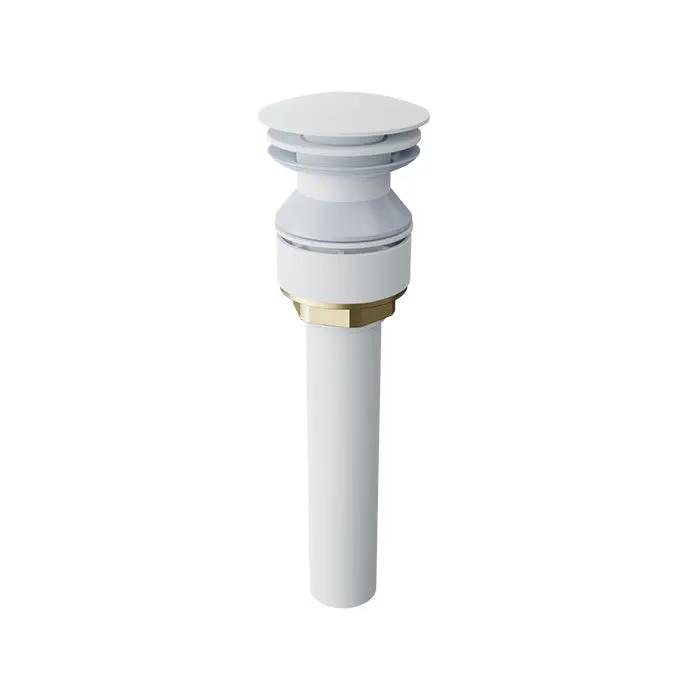 Baril Bathroom Parts Push-Button Pop-Up Drain for Lavatory without Overflow by Baril
