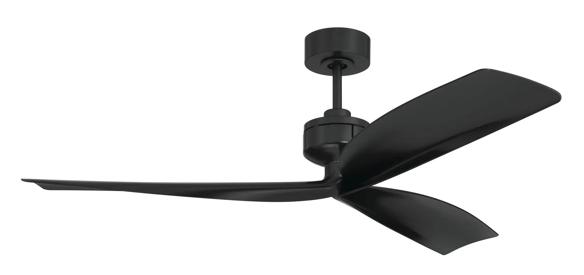 flat black ceiling fans