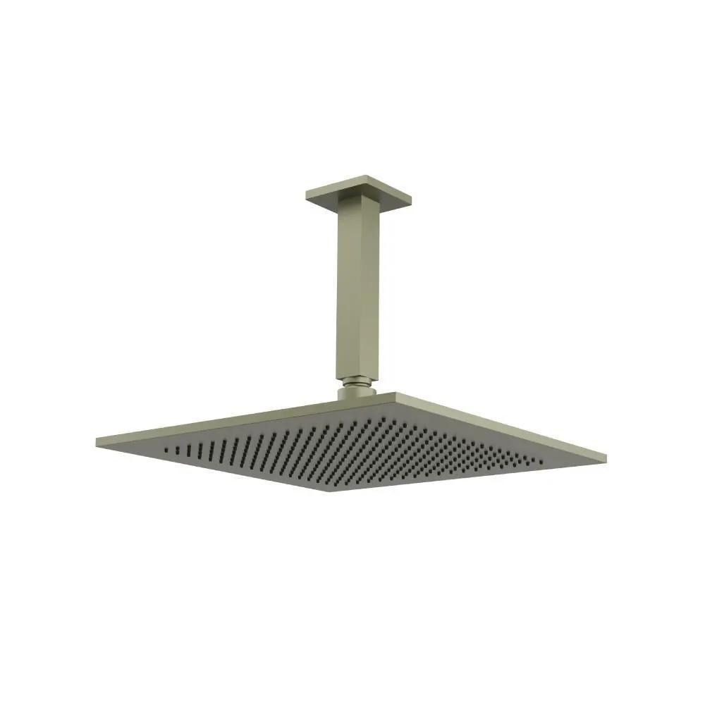Flusso 12" Rain Head with 6" Ceiling Mount Arm by Flusso