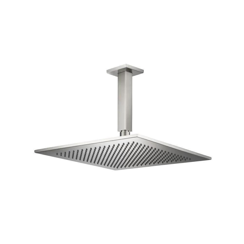 Flusso 12" Rain Head with 6" Ceiling Mount Arm by Flusso