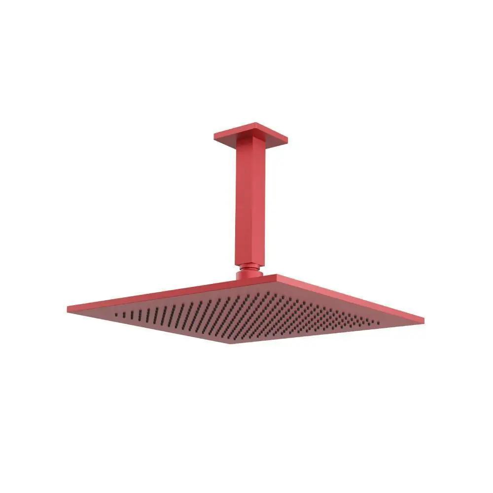 Flusso 12" Rain Head with 6" Ceiling Mount Arm by Flusso