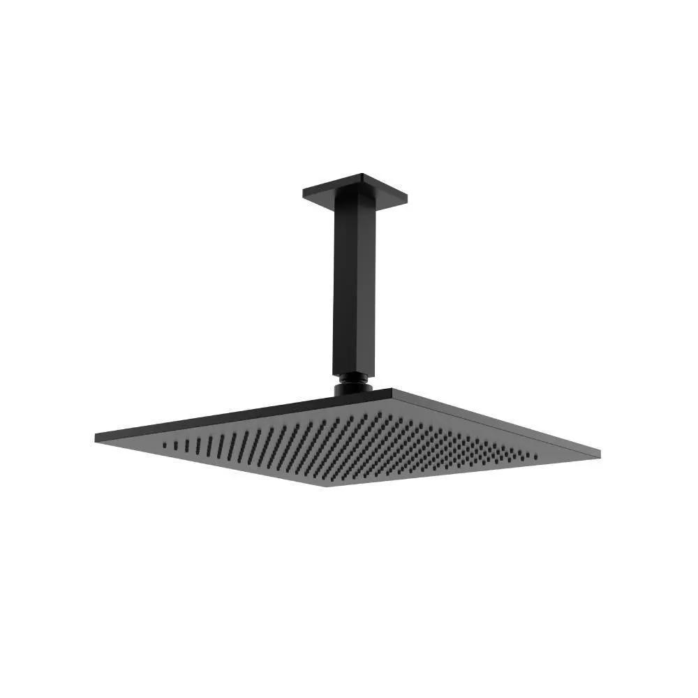 Flusso 12" Rain Head with 6" Ceiling Mount Arm by Flusso