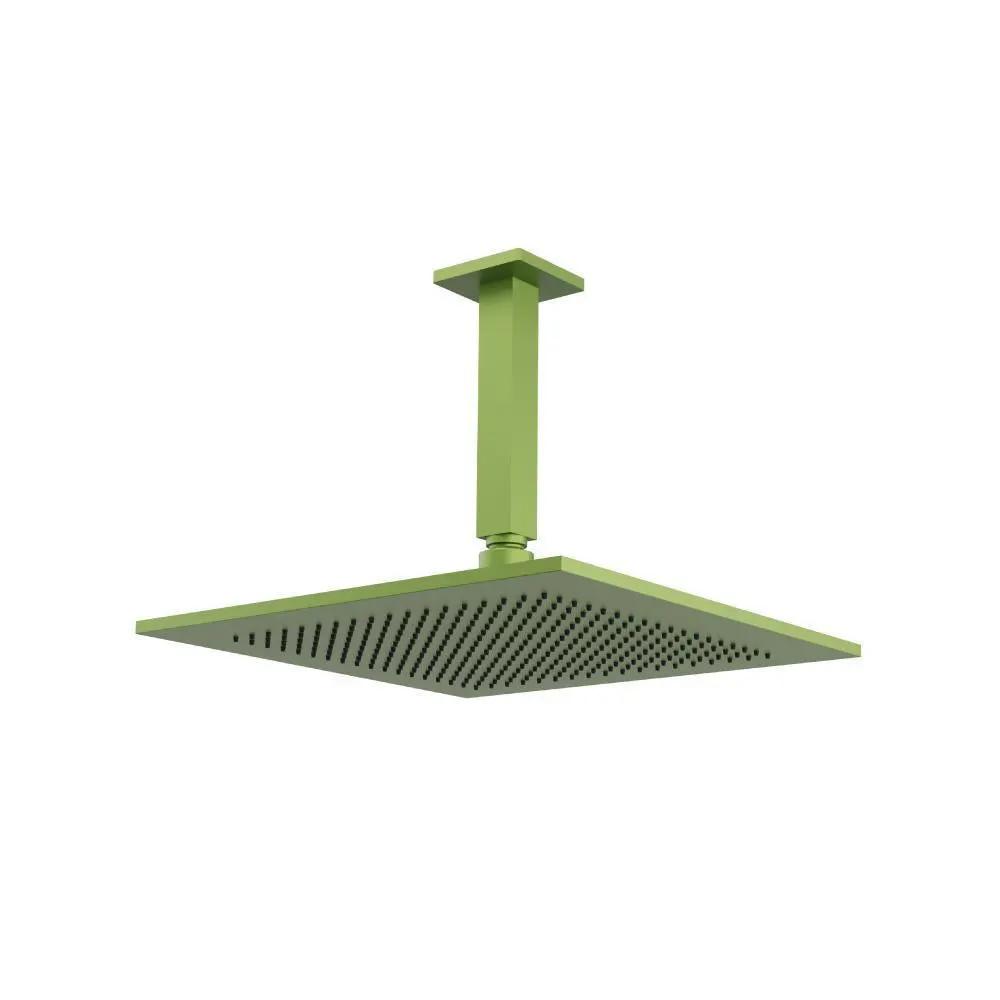 Flusso 12" Rain Head with 6" Ceiling Mount Arm by Flusso