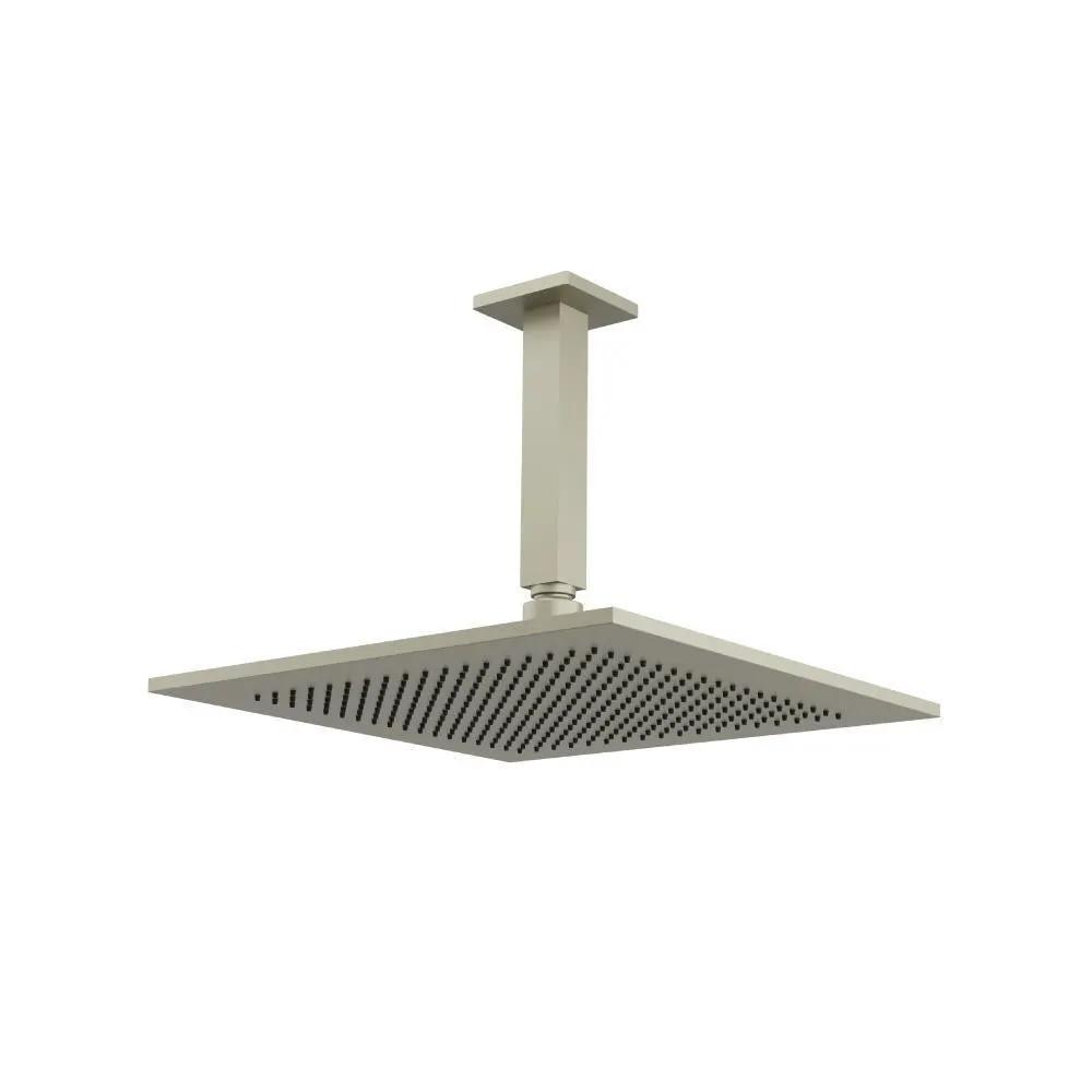 Flusso 12" Rain Head with 6" Ceiling Mount Arm by Flusso