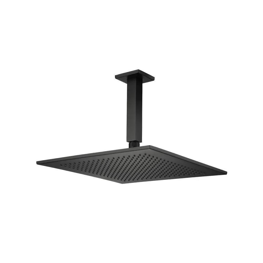 Flusso 12" Rain Head with 6" Ceiling Mount Arm by Flusso