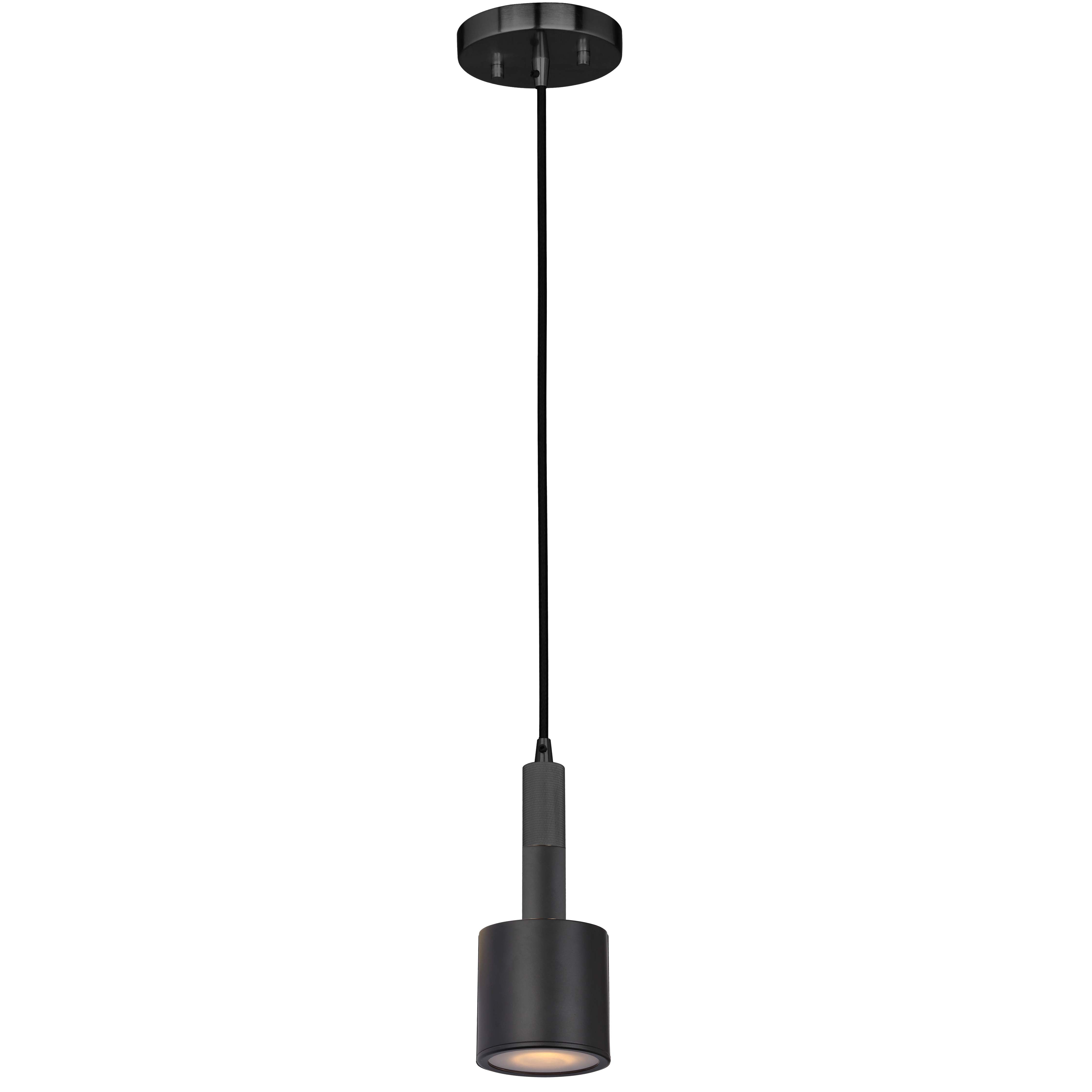 Dainolite 1 Light Pendant with Frosted Diffuser
