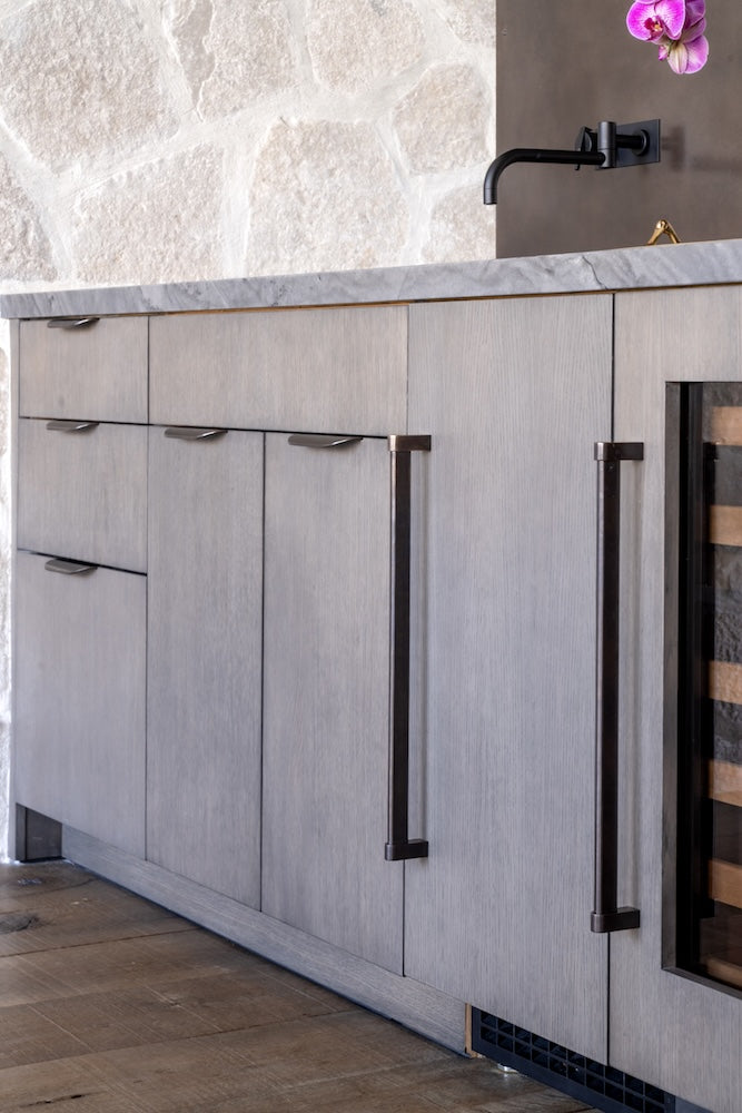 bronze dark lustre door pull