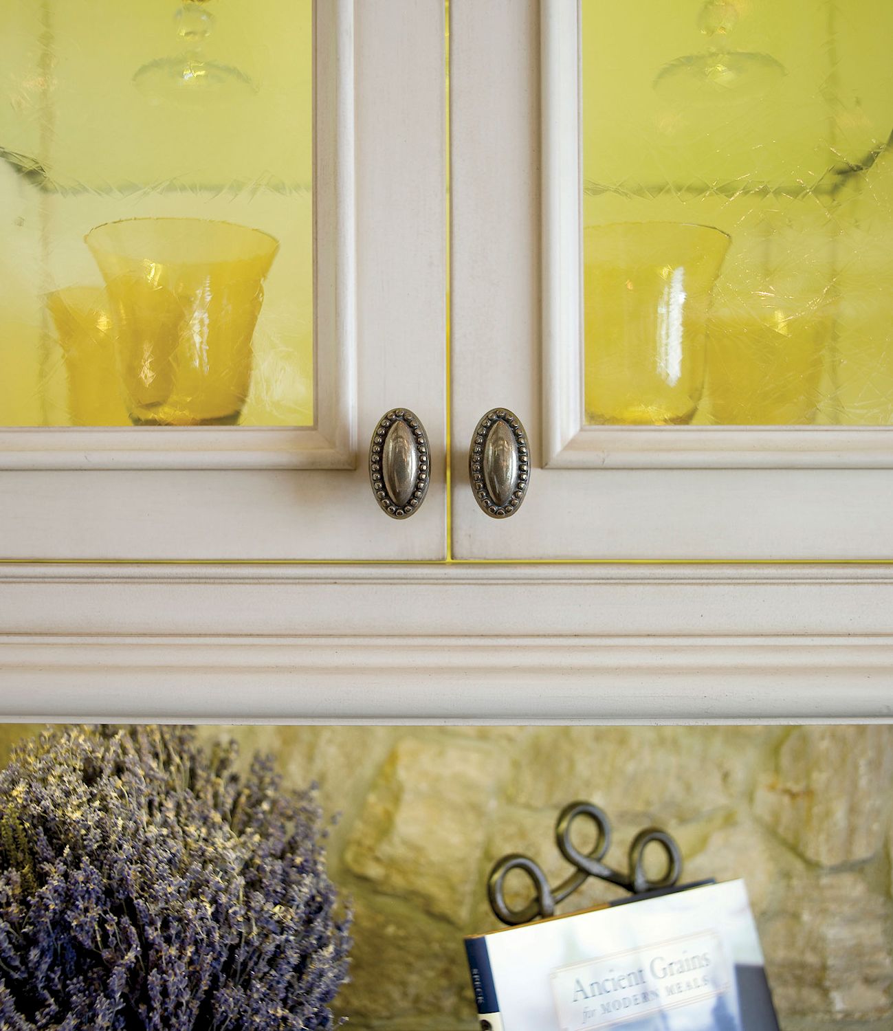 white bronze cabinet knob