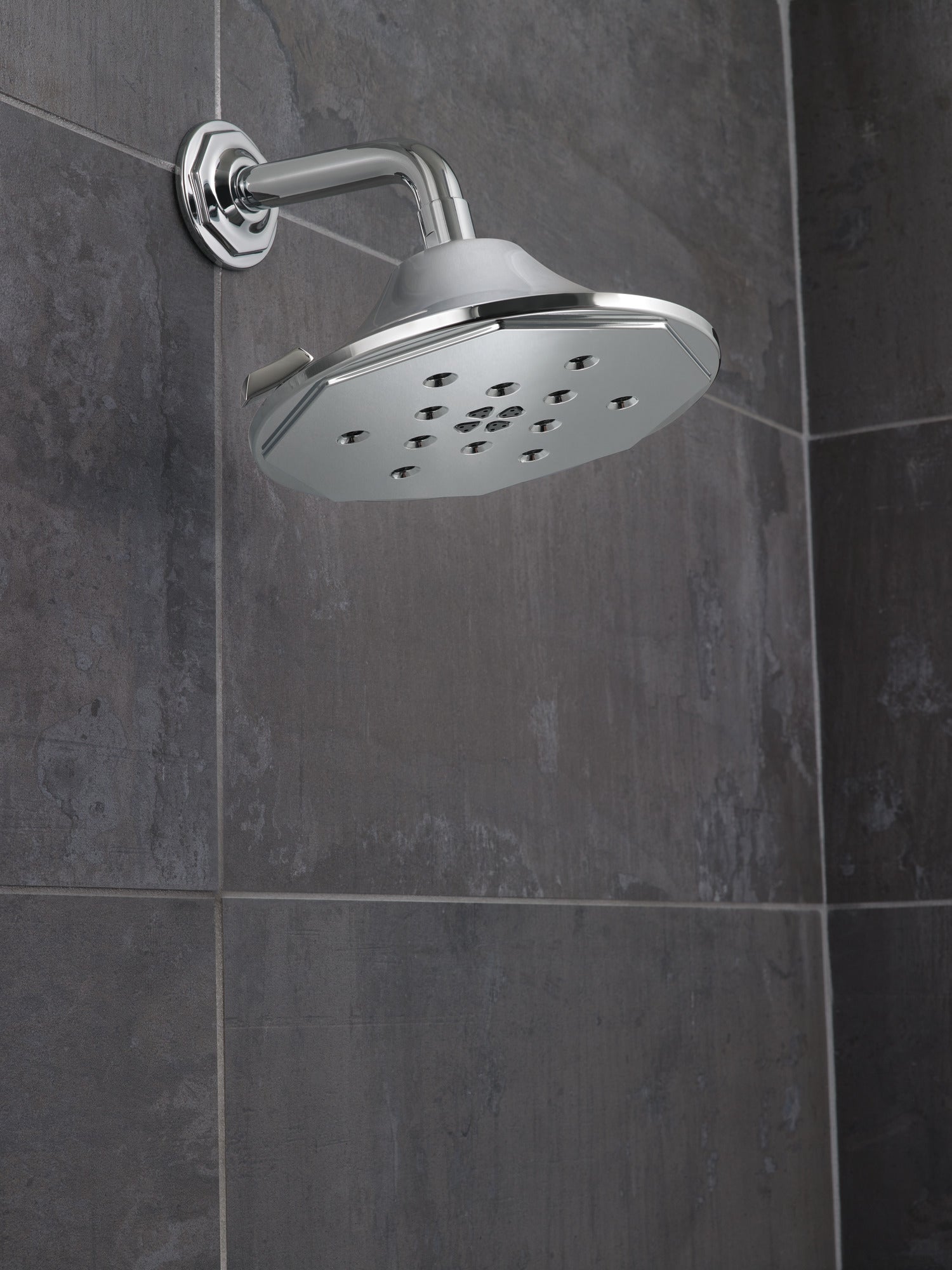 chrome showerhead